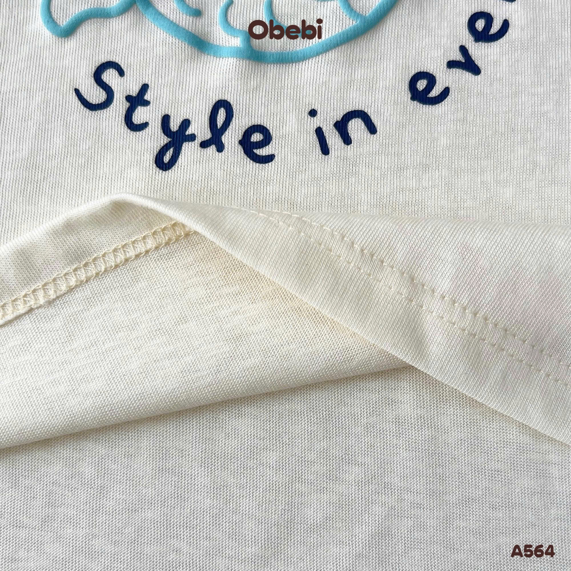 OBEBI -Áo thun in hình thỏ tiên cá OBEBI (73-120)