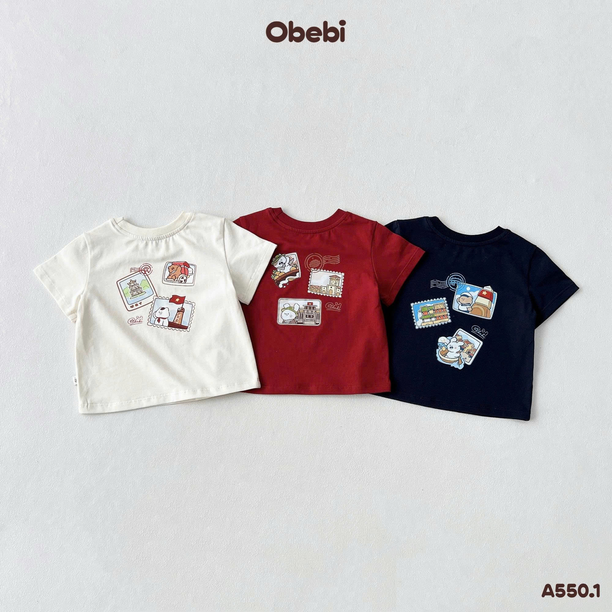 OBB - Áo thun "Bé yêu nước" OBEBI (73-120)
