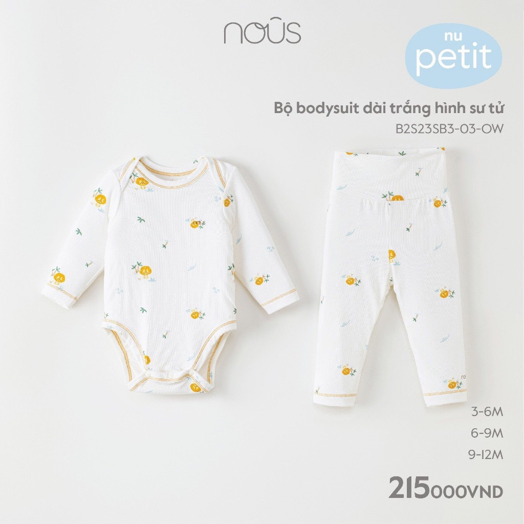 Nous Bộ Bodysuit DT và QD(S3-9M)