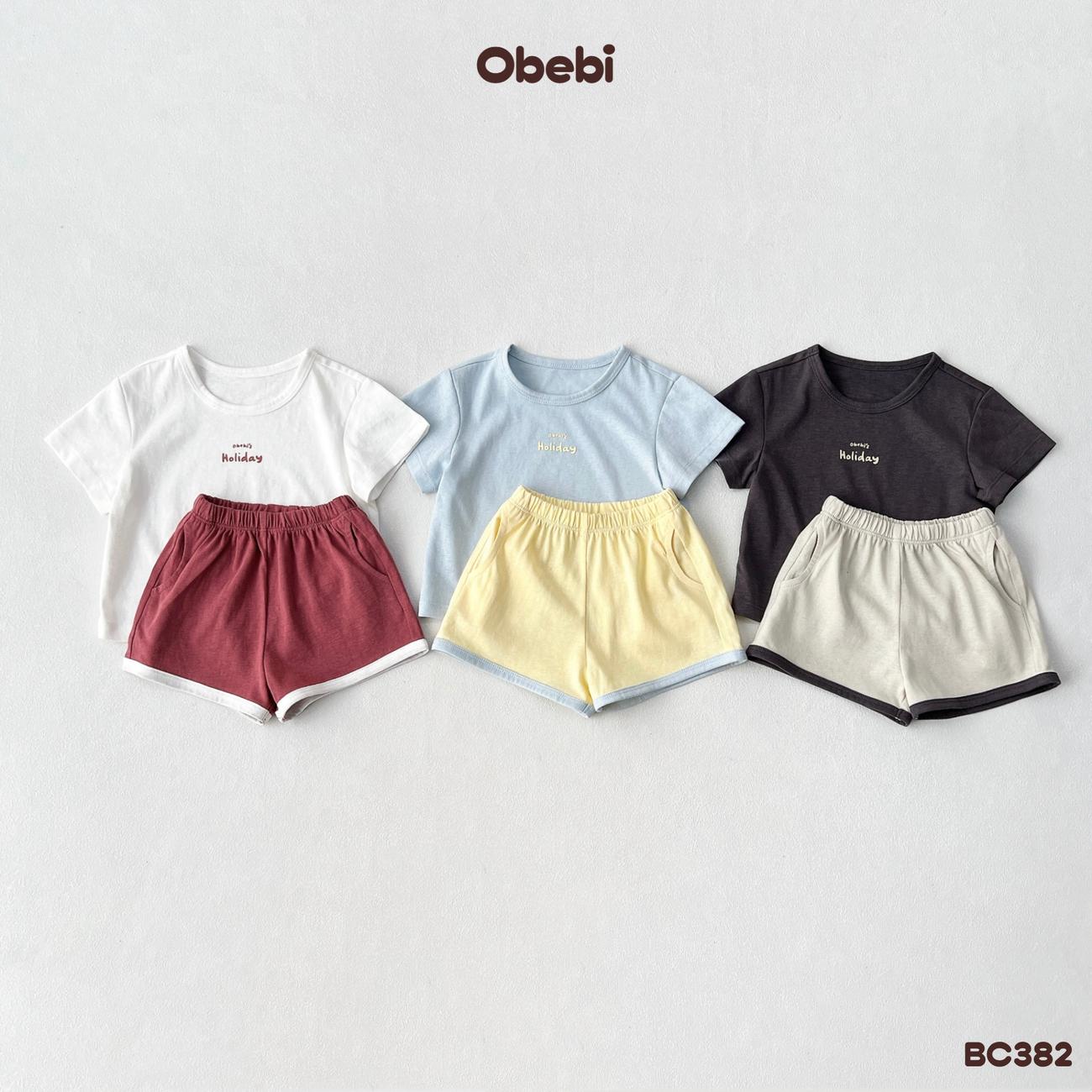 OBEBI - Bộ cộc trẻ em Holiday OBEBI (66-120)