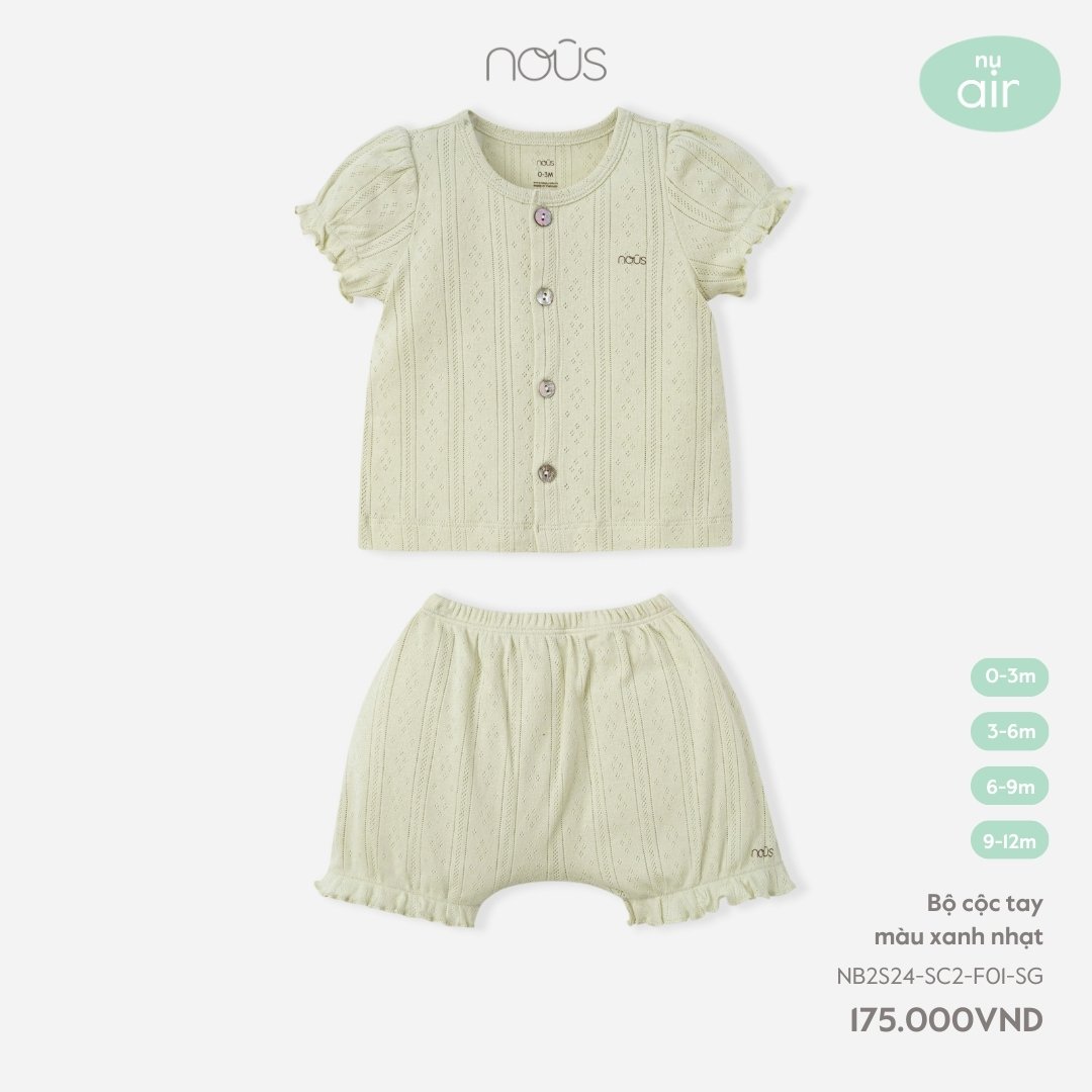 NOUS - Bộ cộc tay(0-9M