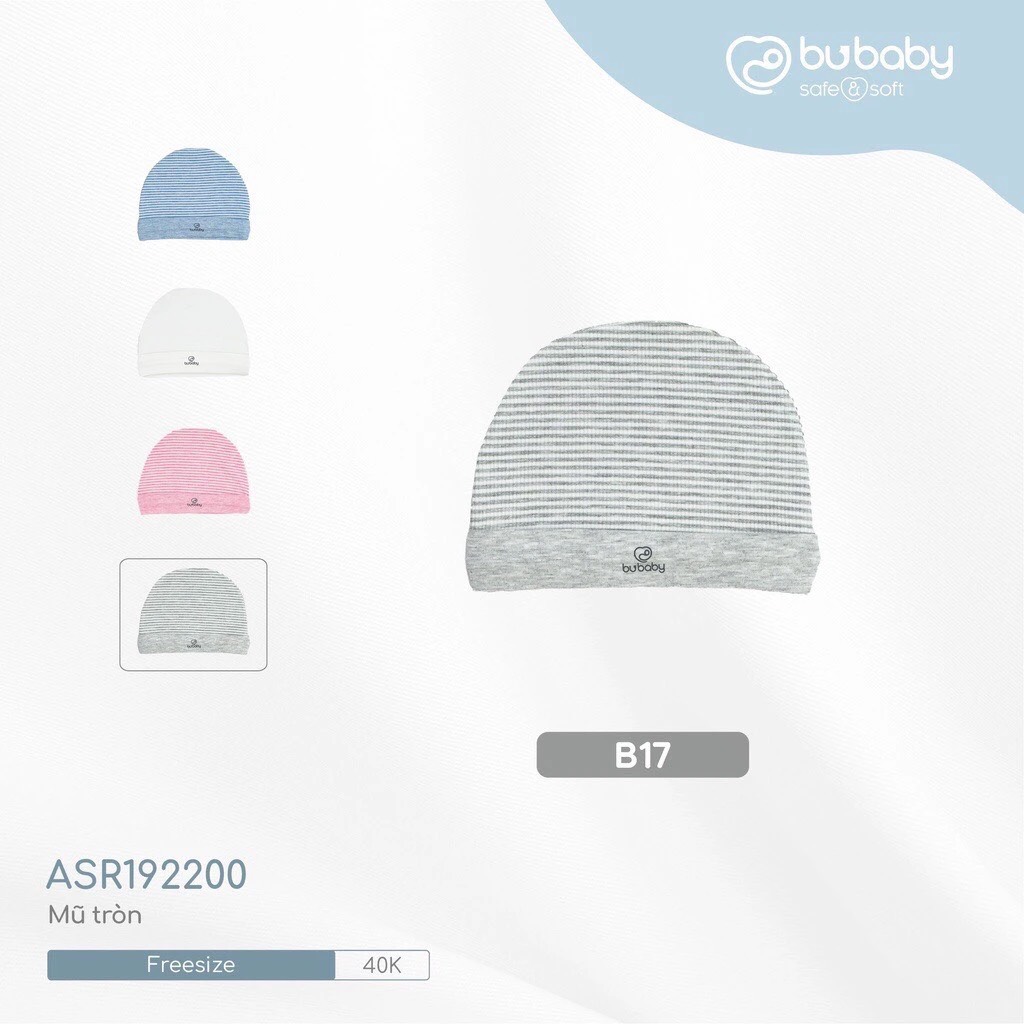 BUBABY - MŨ TRÒN COTTON