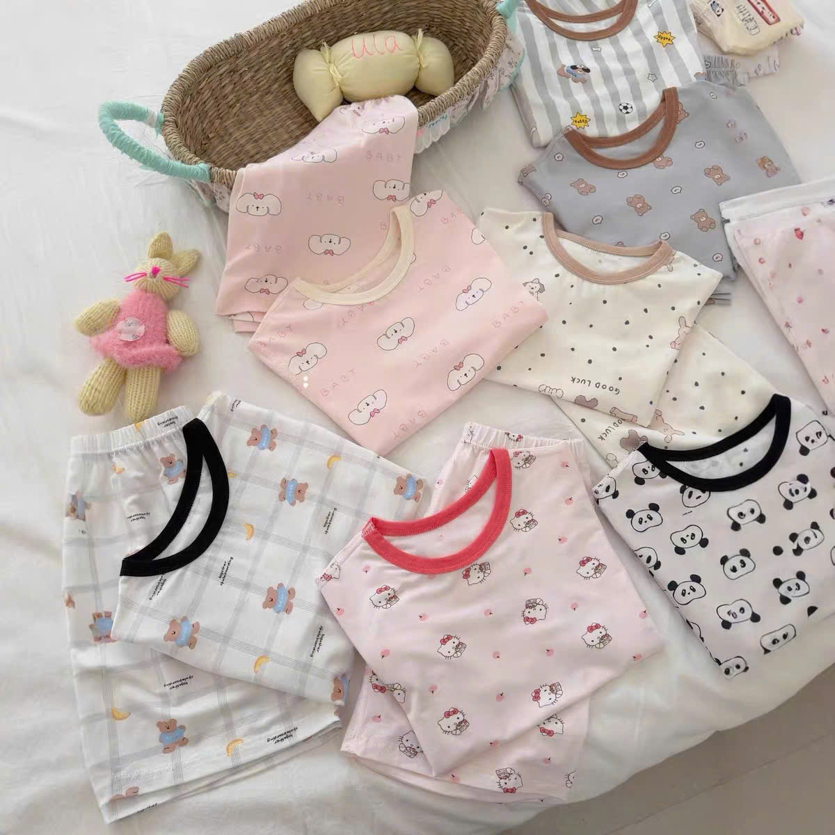 BK - Bộ cộc tay hoạ tiết (90-150)