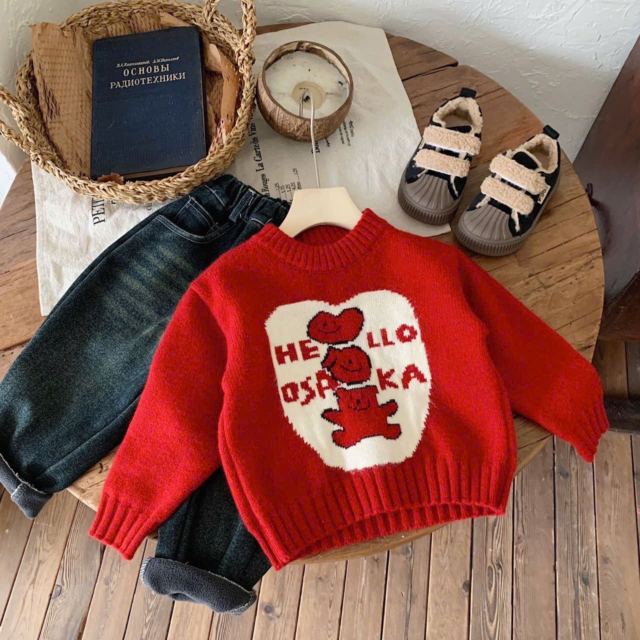 TL - Áo len HELLO OSAKA(90-140)