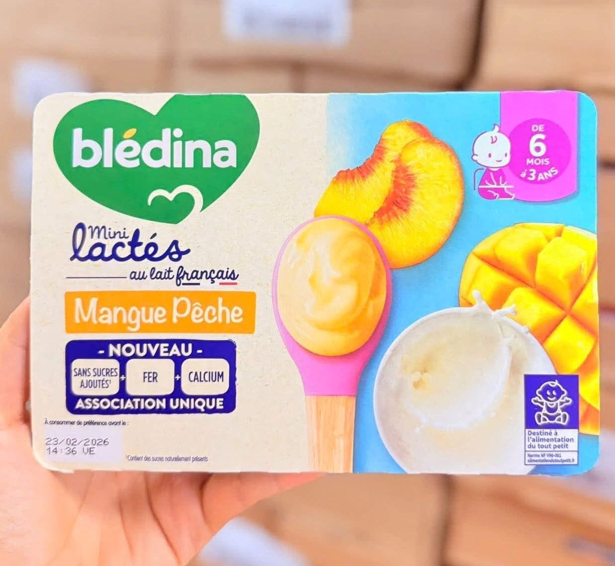 BLEDINA - SỮA CHUA MINI LACTES MẪU MỚI