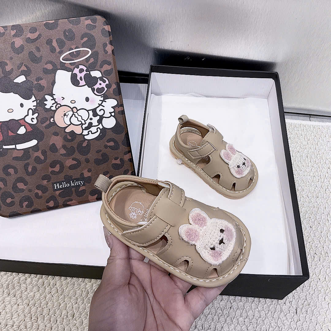 KB - Sandal tập đi Thỏ nâu (17-21)