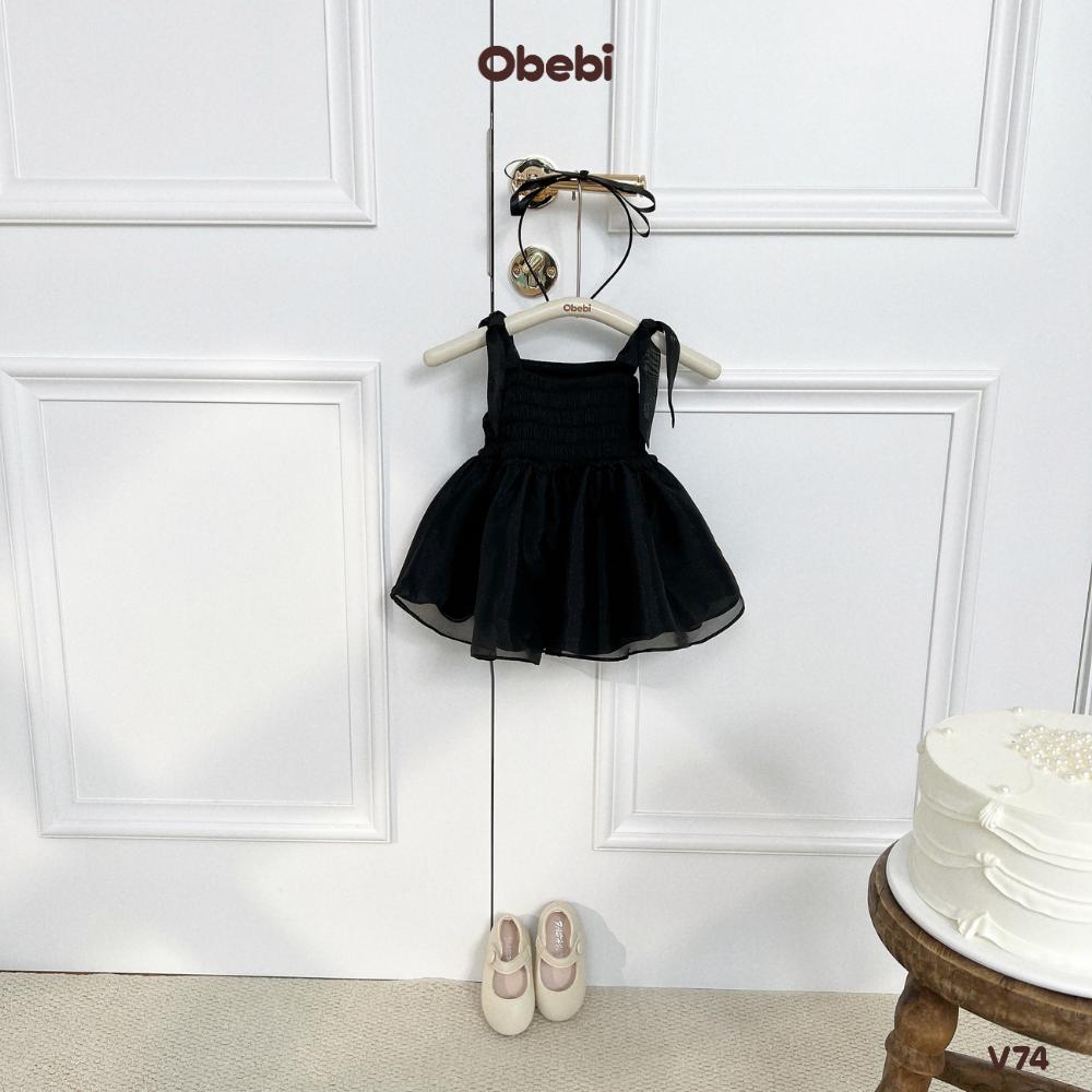 OBEBI - Váy 2 dây sinh nhật mùa hè OBEBI (73-120)
