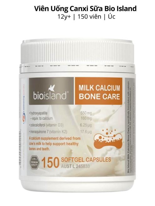 BIOISLAND - 12Y+CANXI MILK CALCIUM BONE CARE