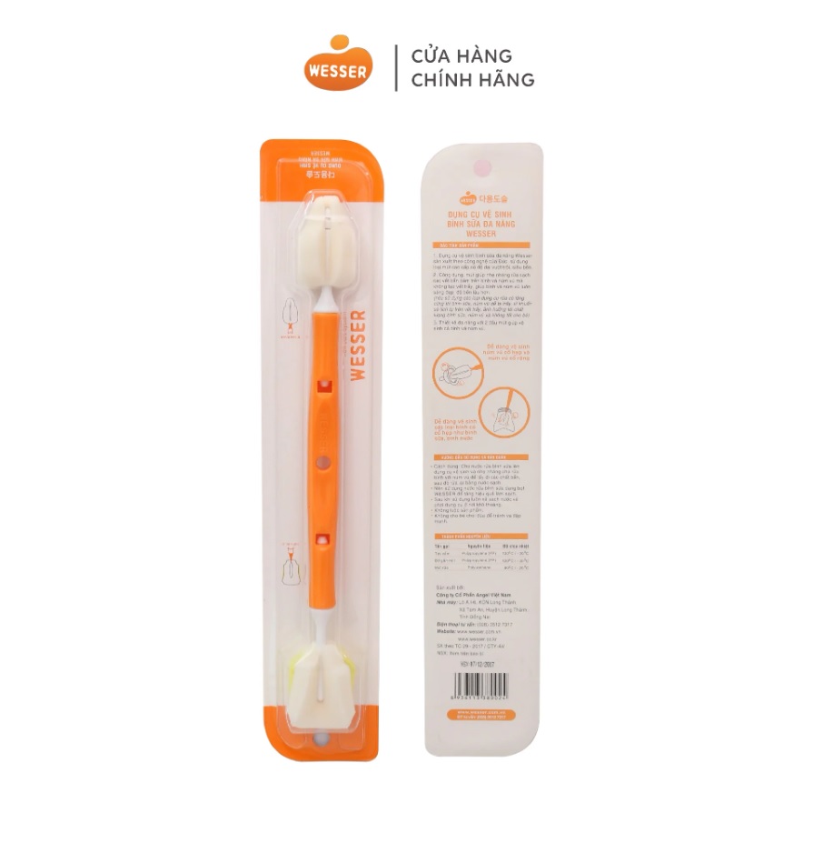 WESSER - CỌ RỬA BÌNH ĐA NĂNG 2 ĐẦU