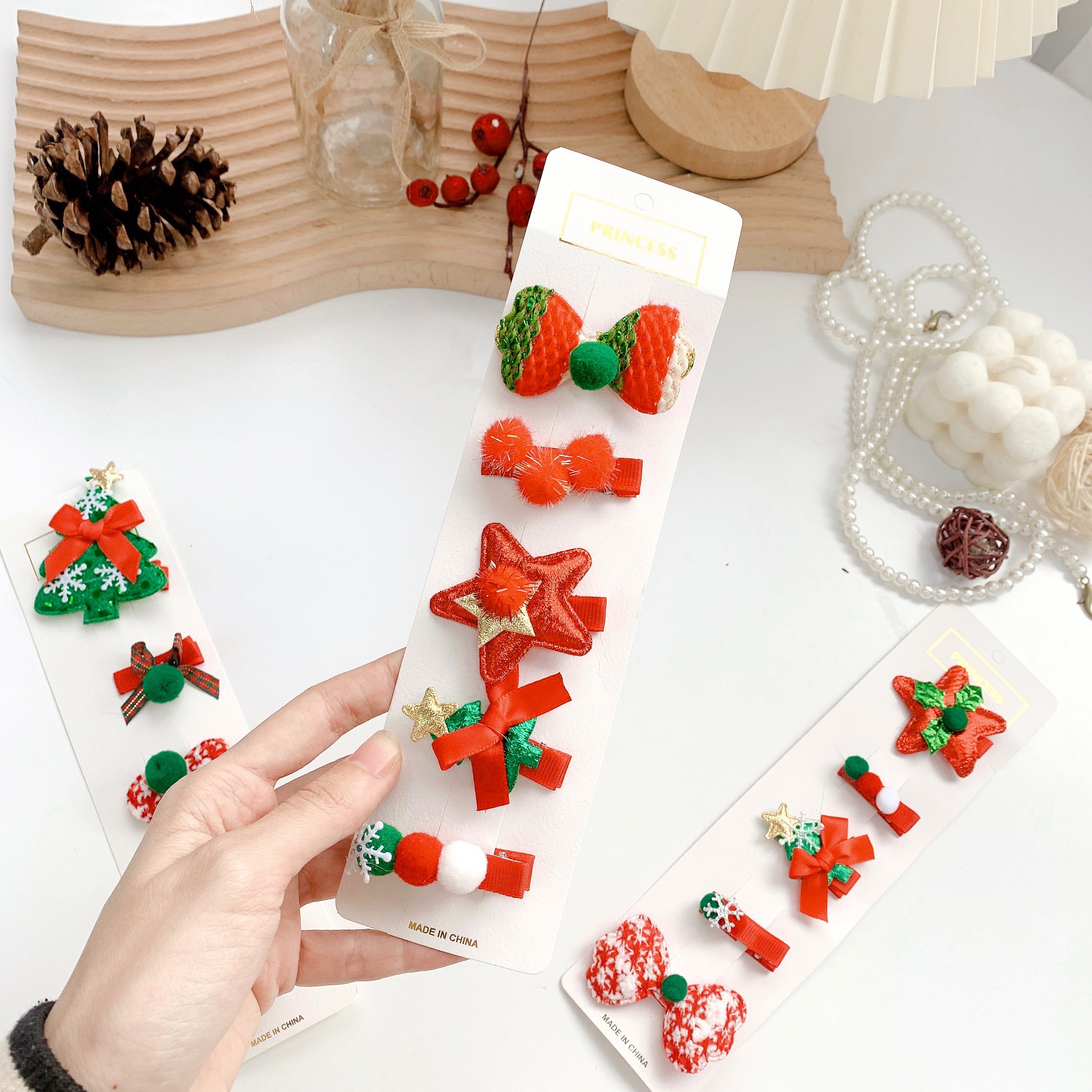 SA Set kẹp tóc Noel