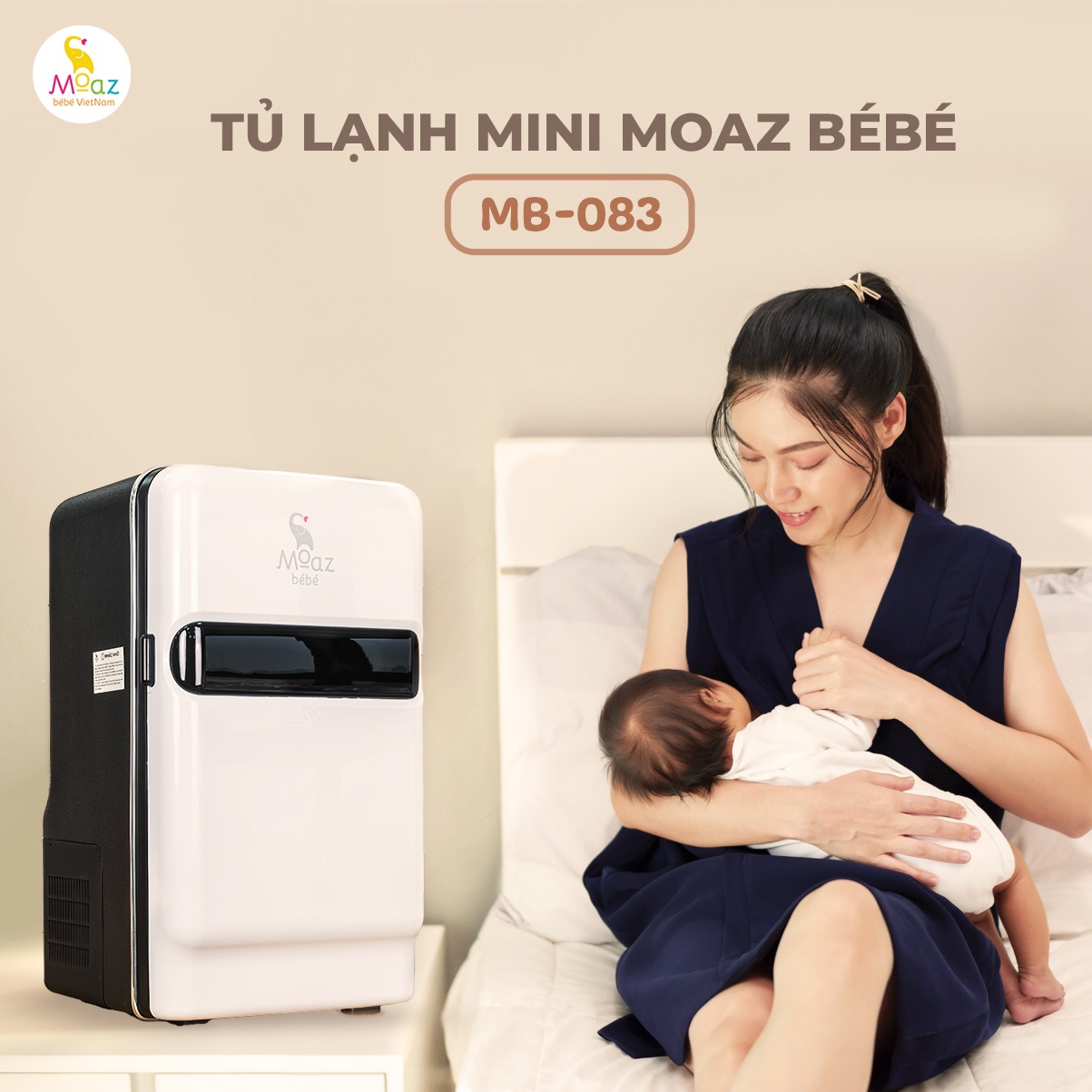 MOAZ - TỦ LẠNH MINI MB-083