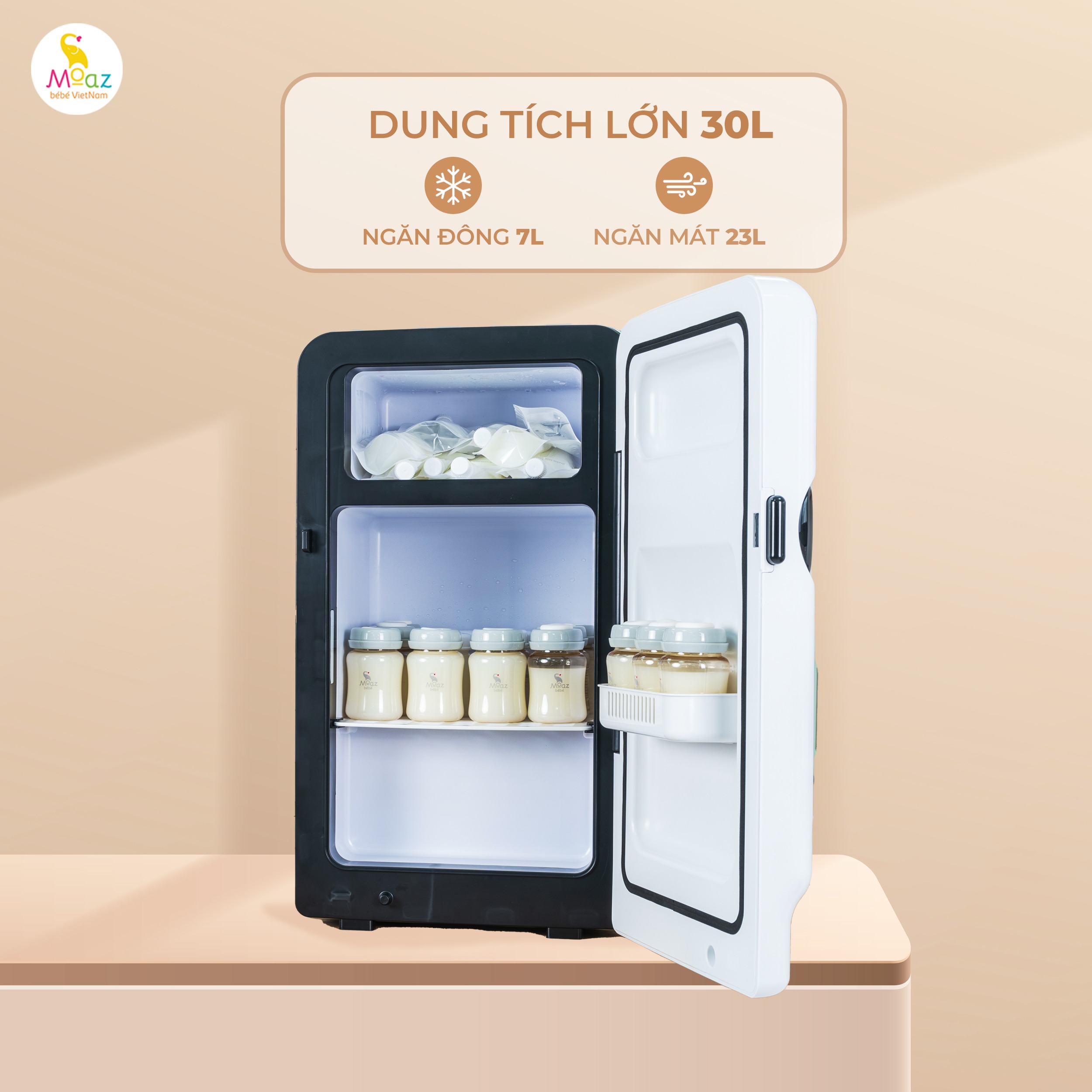 MOAZ - TỦ LẠNH MINI MB-083