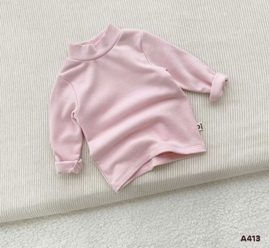 OBB- Áo nỉ cổ 3 phân đính mác(66-110)