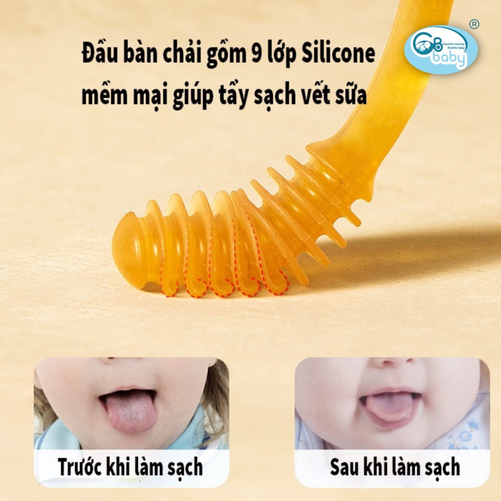 GB BABY - BỘ RƠ LƯỠI CỐC SILICONE
