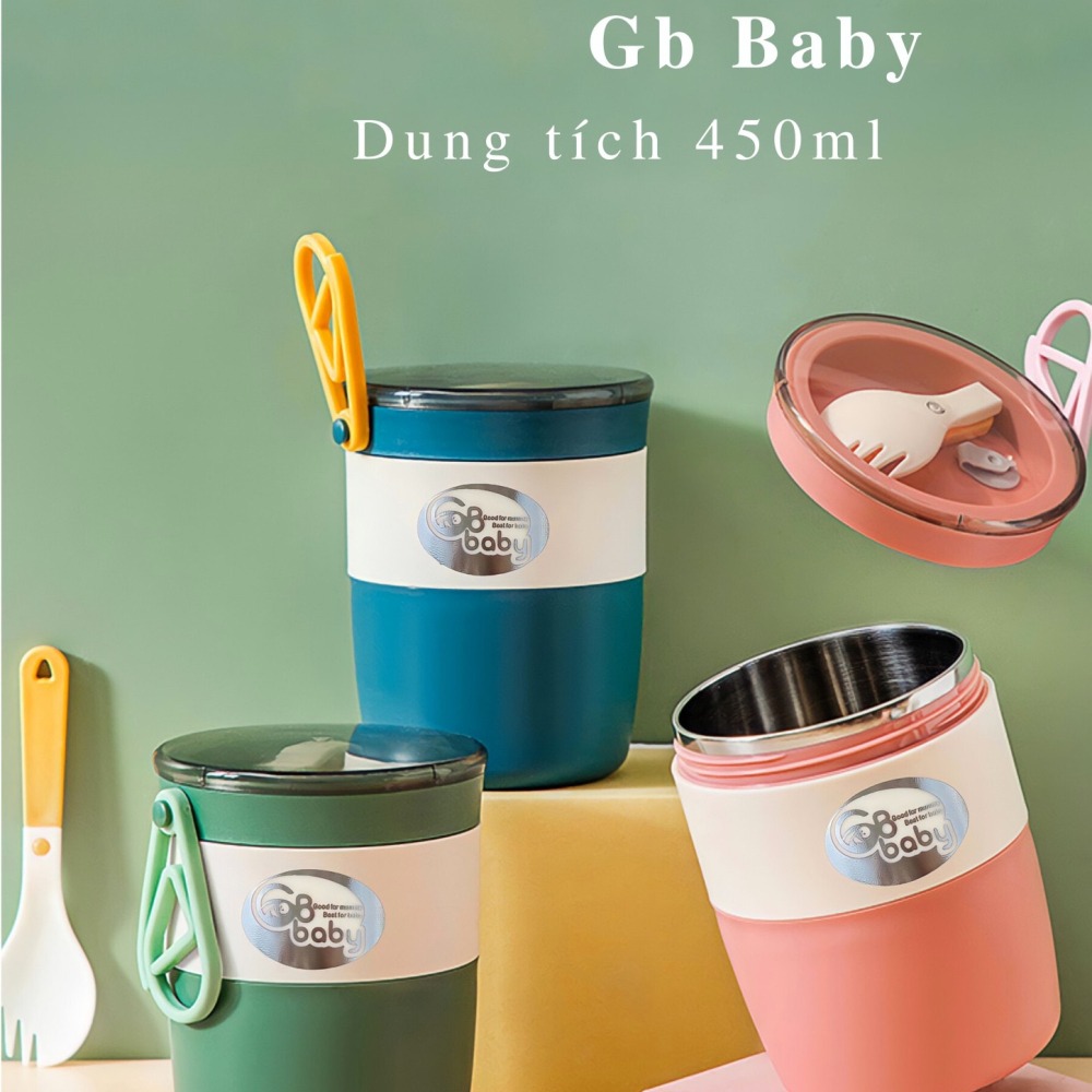 GB BABY - CỐC ĐỰNG CANH+CHÁO GIỮ NHIỆT 450ML