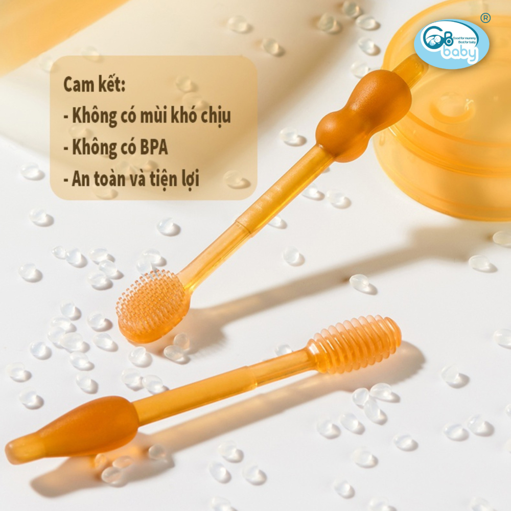 GB BABY - BỘ RƠ LƯỠI CỐC SILICONE