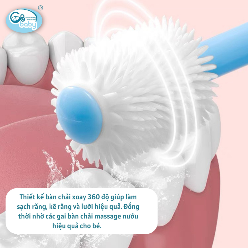 GB BABY - BẢN CHẢI ĐÁNH RĂNG NƯỚU 360 ĐỘ
