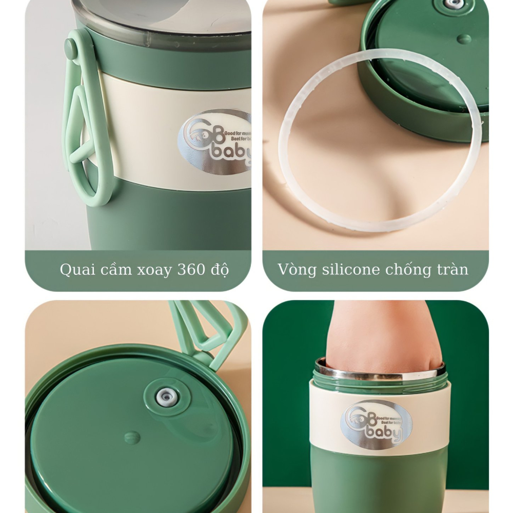 GB BABY - CỐC ĐỰNG CANH+CHÁO GIỮ NHIỆT 450ML