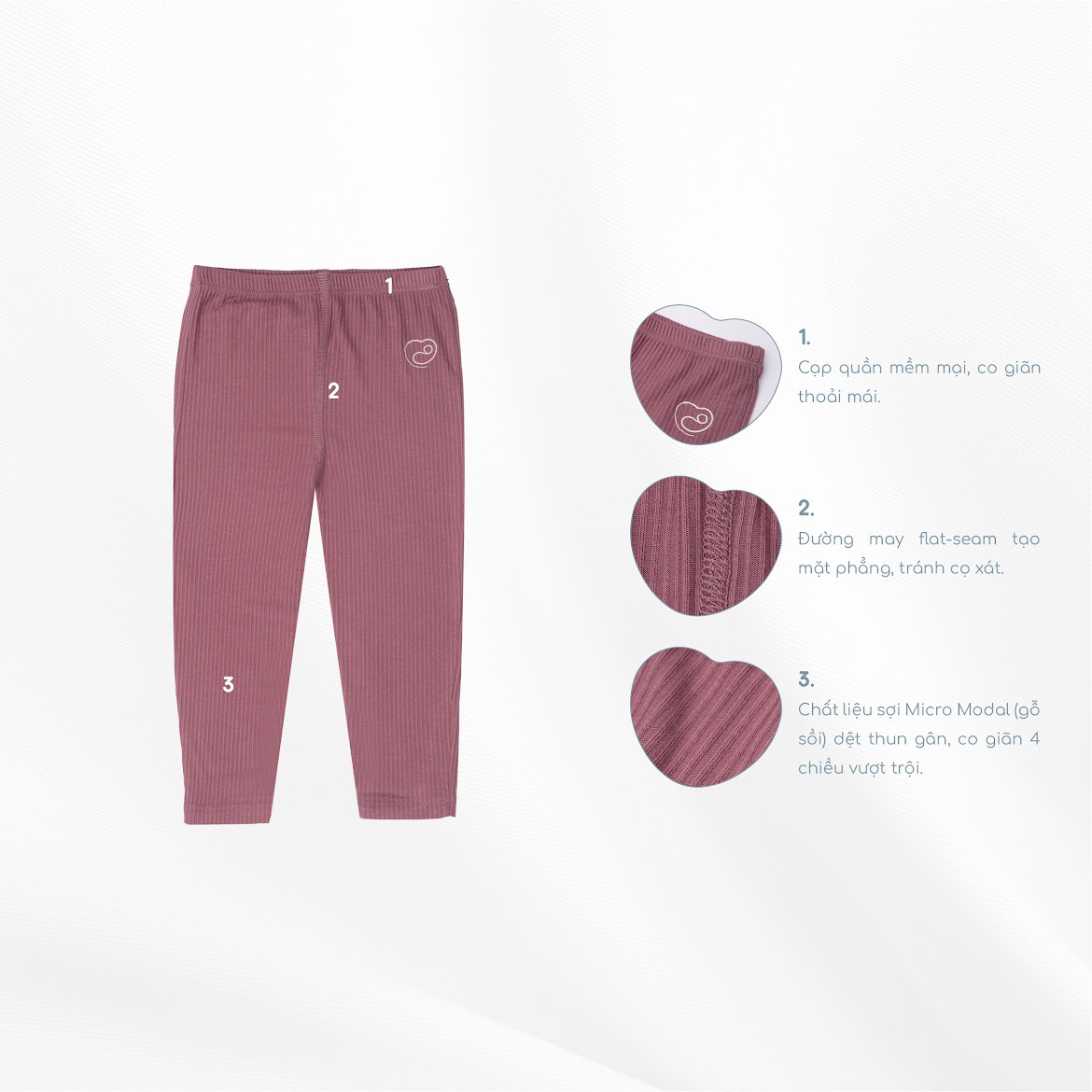 BU Quần legging dài Molist(S12-4Y)