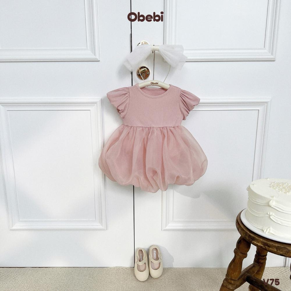 OBEBI - Váy đi tiệc dáng bí OBEBI (73-120)