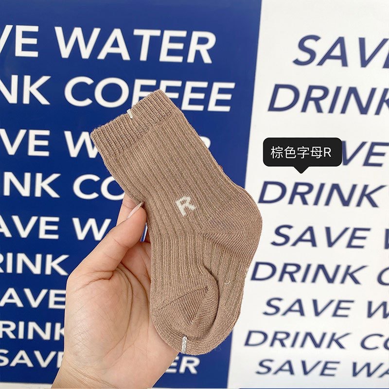 MIM Tất len thêu chữ R(S,M)