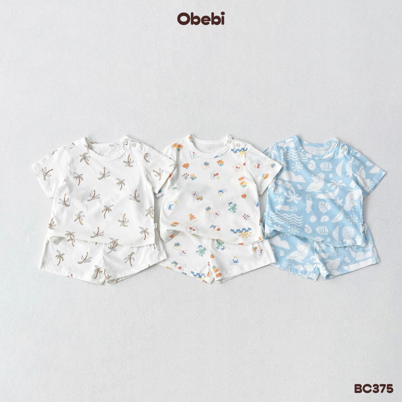 OBEBI - Bộ cộc hoạt tiết biển cả OBEBI (66-120)
