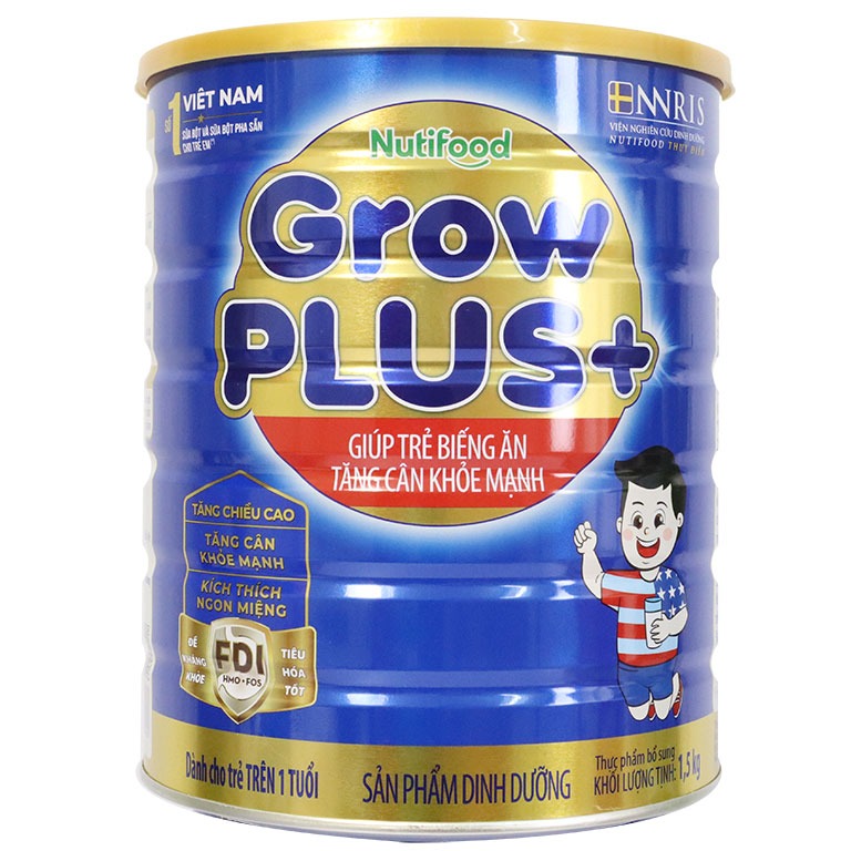 NUTIFOOD - 1Y+SỮA BỘT GROWPUS+XANH-BIẾNG ĂN TĂNG CÂN