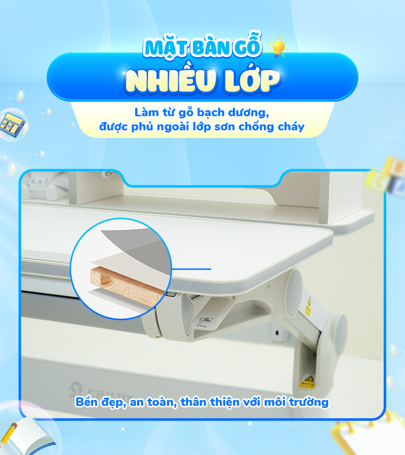 CHILUX - BÀN HỌC SMART S01