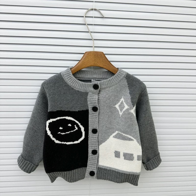 TL - Áo Cardigan len mặt cười(80-130)