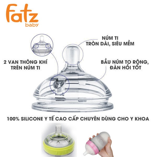 FATZ - BÌNH SỮA SILICONE