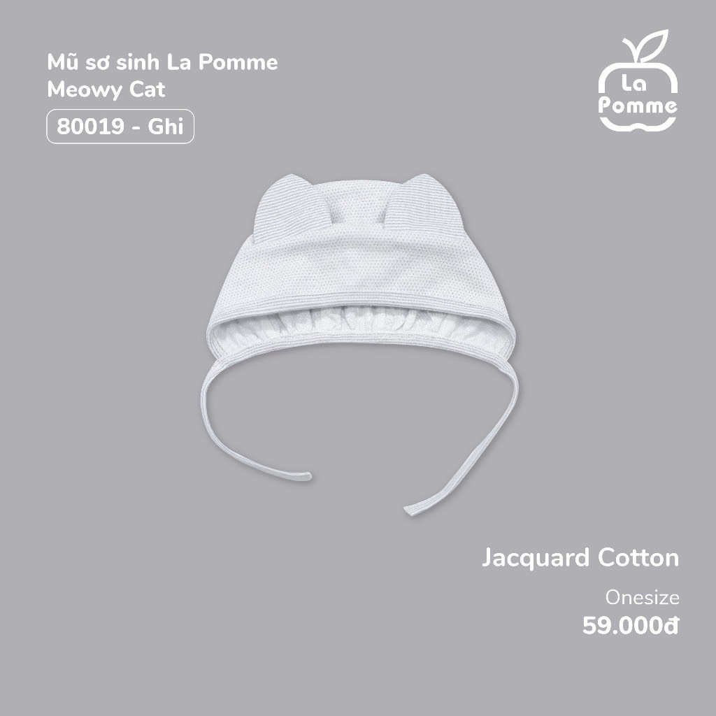 LA POMME Mũ sơ sinh Meowy cat
