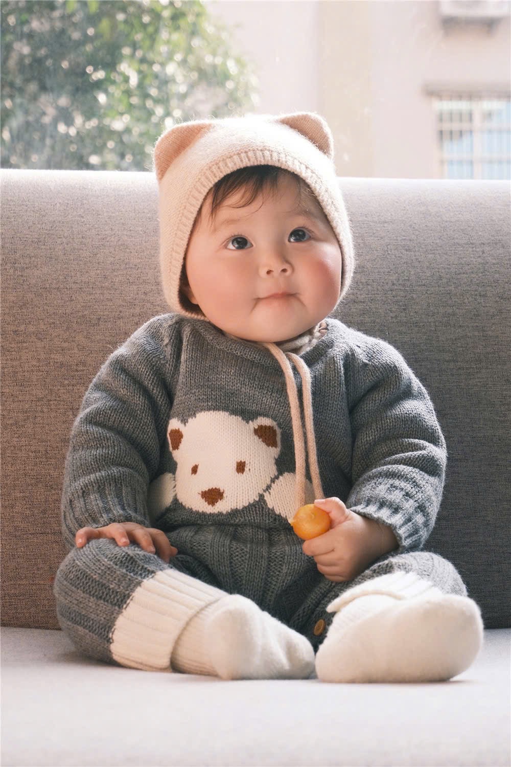 TMT - Bodysuit len gấu trắng(66-90)