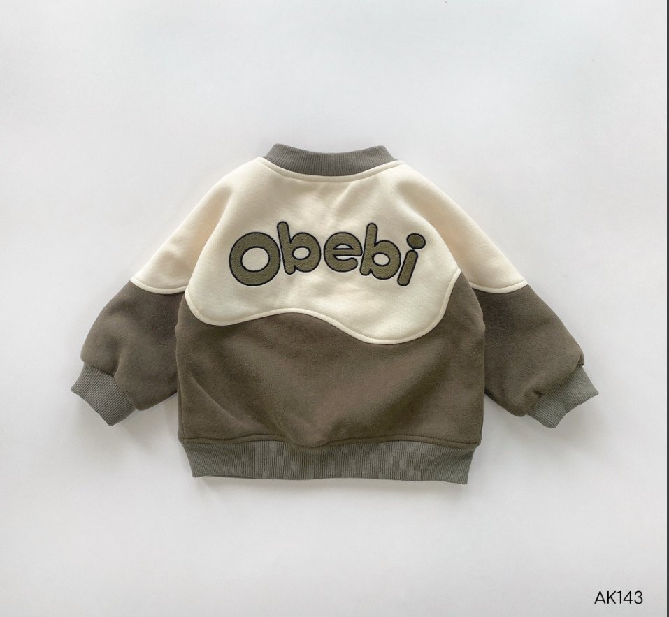 OBB Áo bomber nỉ kem chảy(73-100)