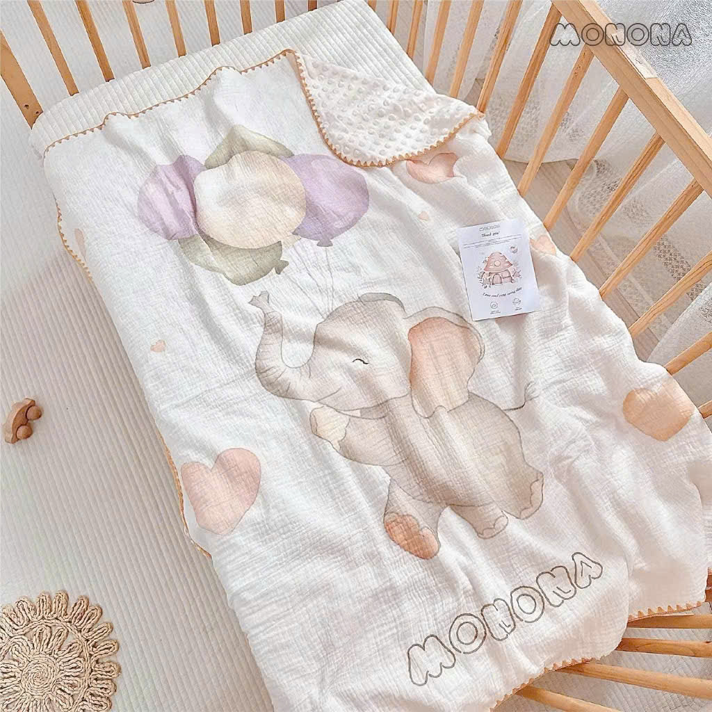 MONONA - CHĂN MUSLIN HẠT ĐẬU