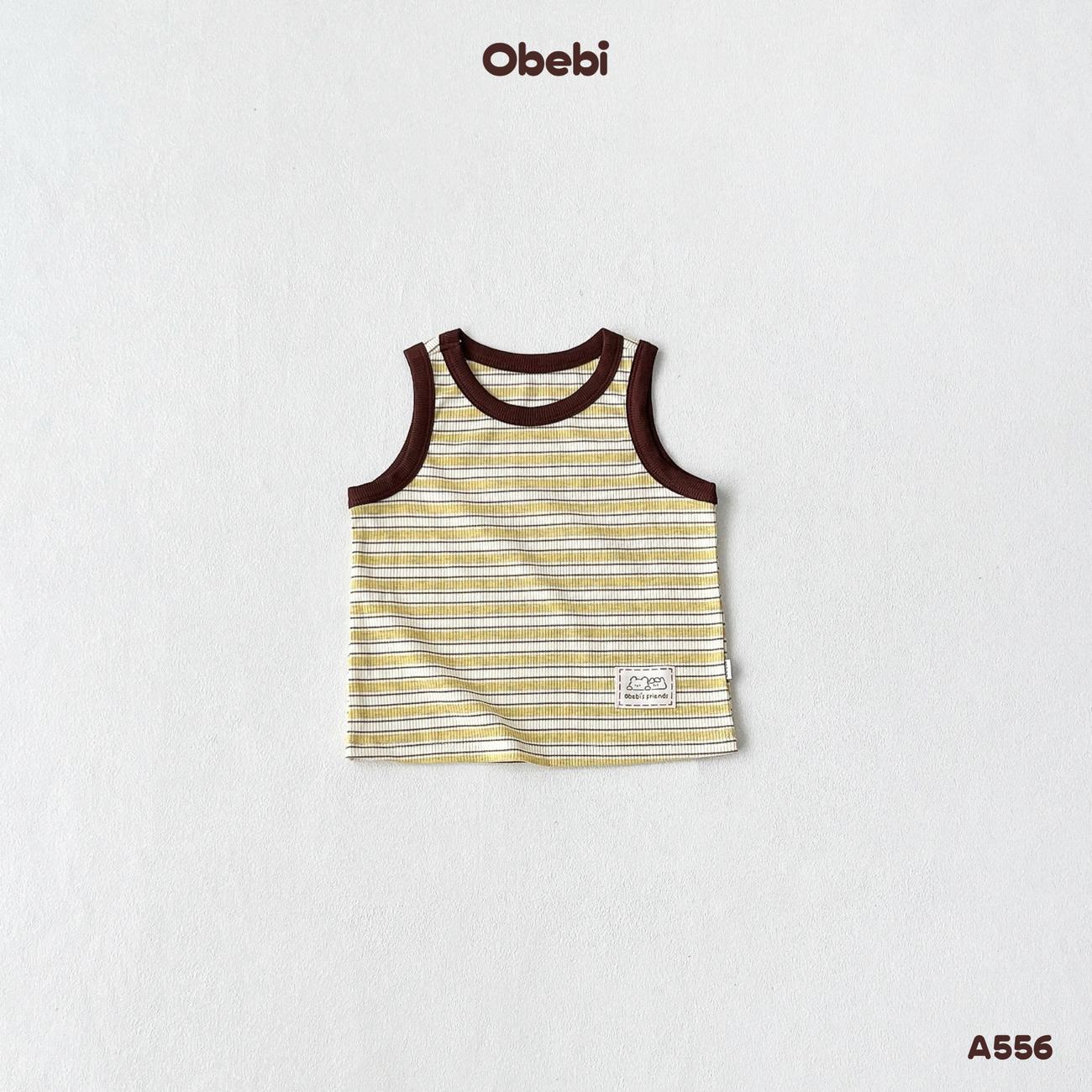 OBEBI - Áo ba lỗ kẻ ngang OBEBI (73-120)