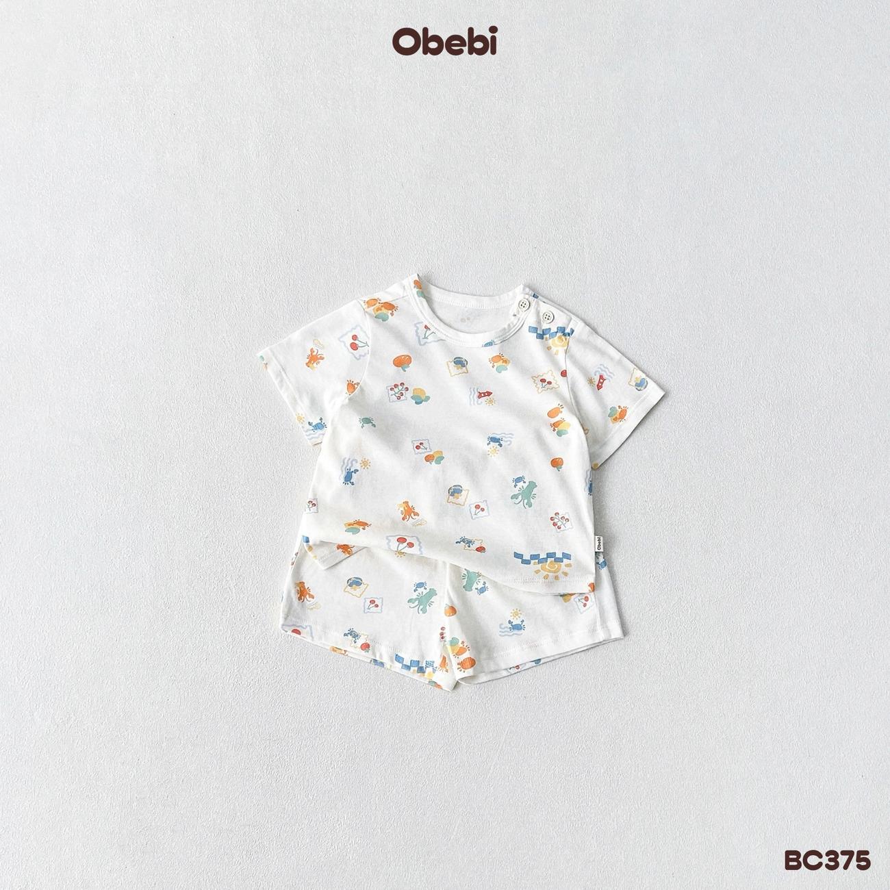 OBEBI - Bộ cộc hoạt tiết biển cả OBEBI (66-120)