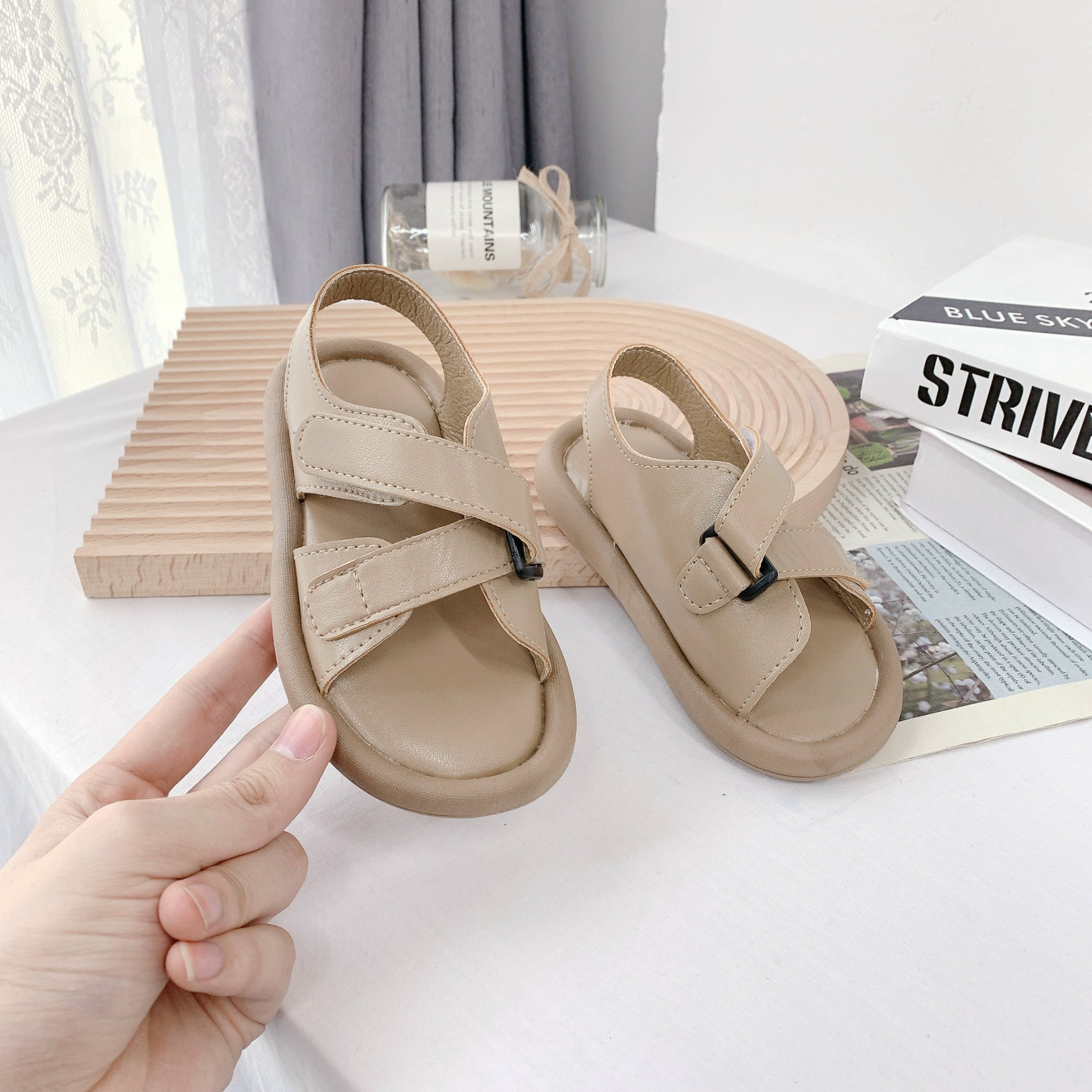 SA Sandal bánh mì Benwa nâu 23-31
