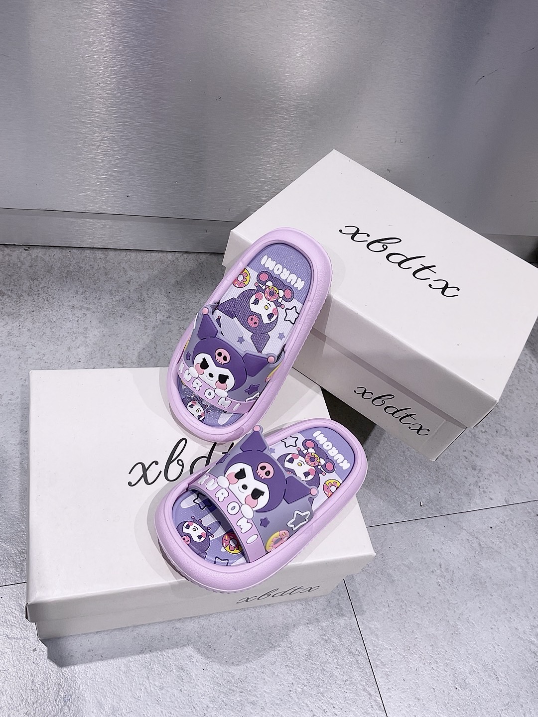 KB - Dép lê Kuromi Melody(24/25-34/35)