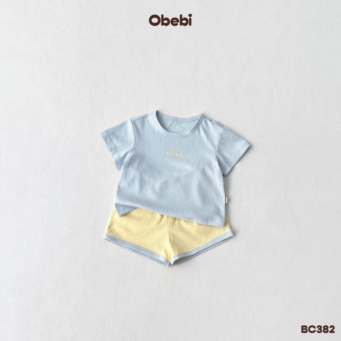 OBEBI - Bộ cộc trẻ em Holiday OBEBI (66-120)