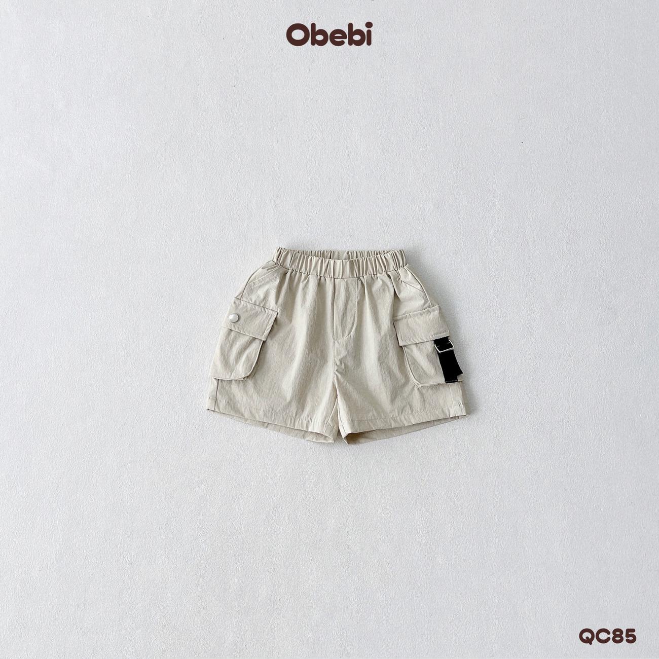 OBEBI - Quần gió lửng túi ốp OBEBI (73-120)