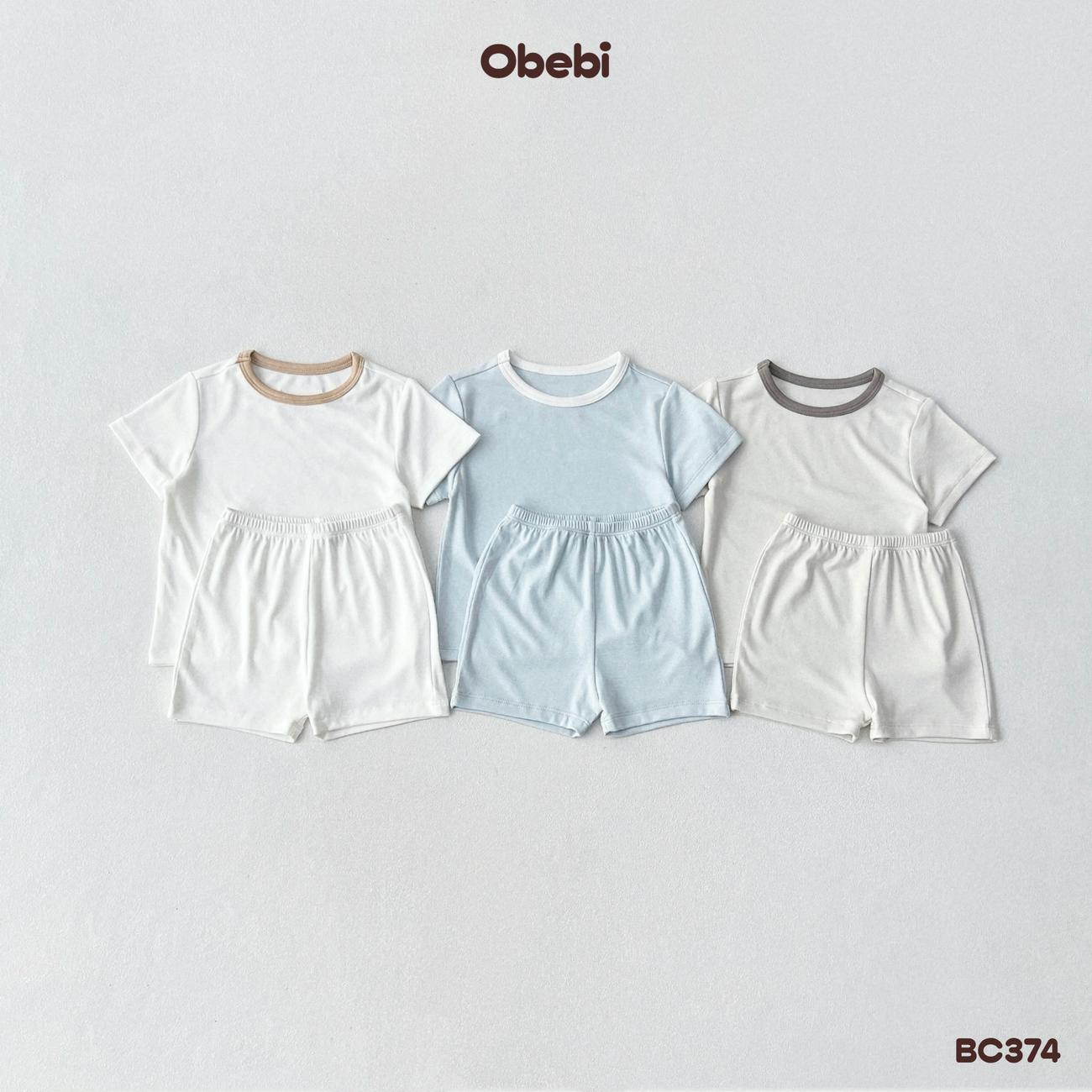 OBEBI - Bộ cộc vải rayon mát mẻ OBEBI (66-120)