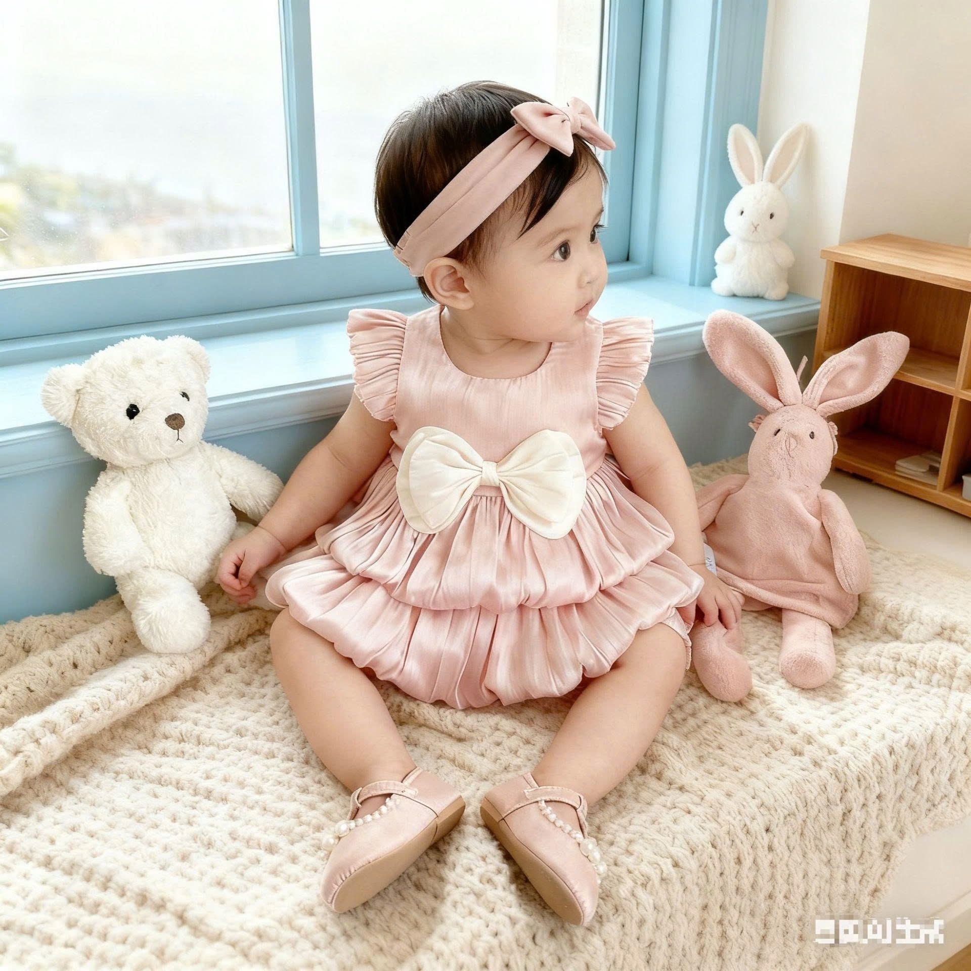 JS - Body váy bồng 2 tầng organza tay tiên (59-80)