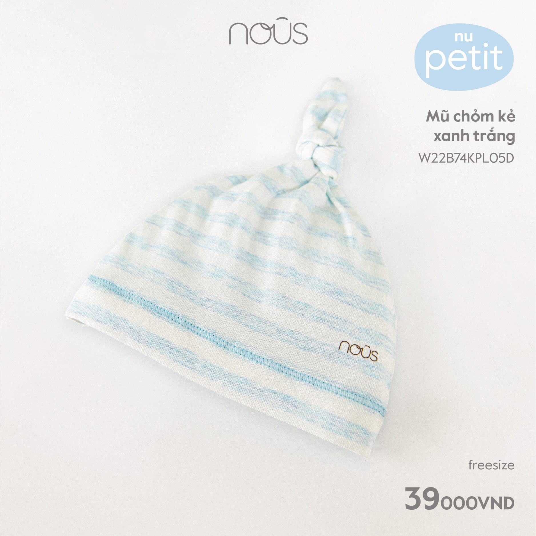 NOUS - MŨ CHỎM FREE SIZE CÁC MÀU