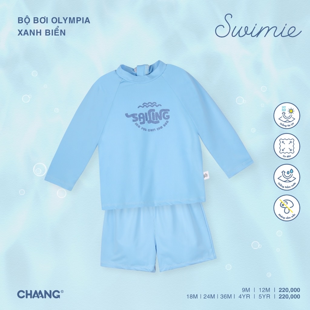 CHAANG - Bộ bơi Olympia khoá sau(6M-5Y)