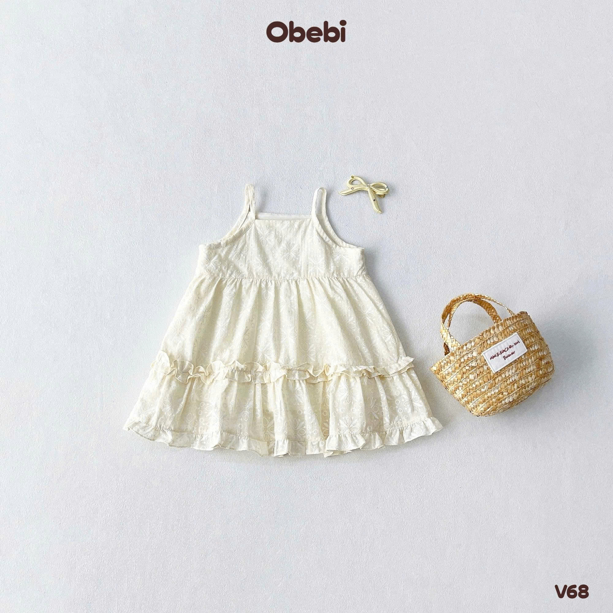 OBEBI - Váy hai dây babydoll OBEBI (73-120)