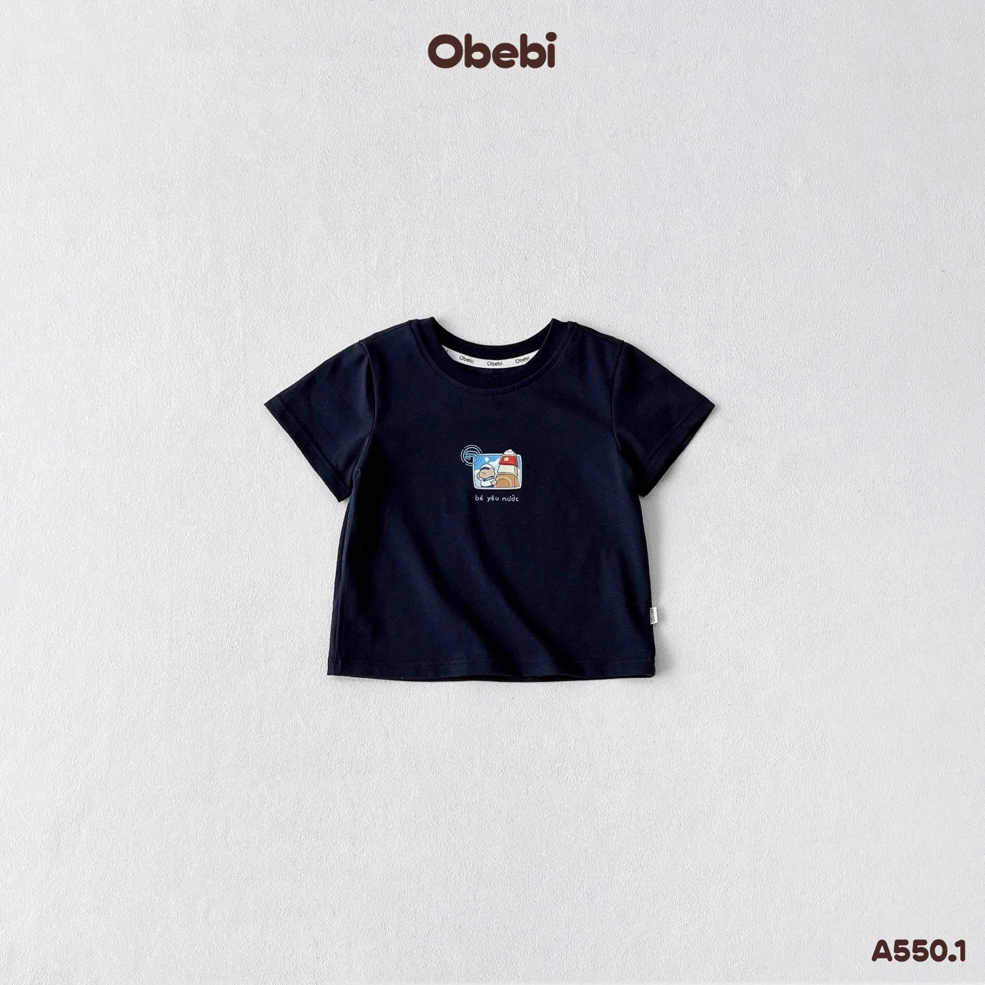 OBB - Áo thun "Bé yêu nước" OBEBI (73-120)