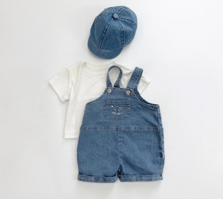 OBB - Yếm Jeans thêu thỏ(66-100)