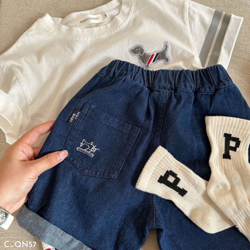 TH - Jean cộc MMM.BABY(90-140)