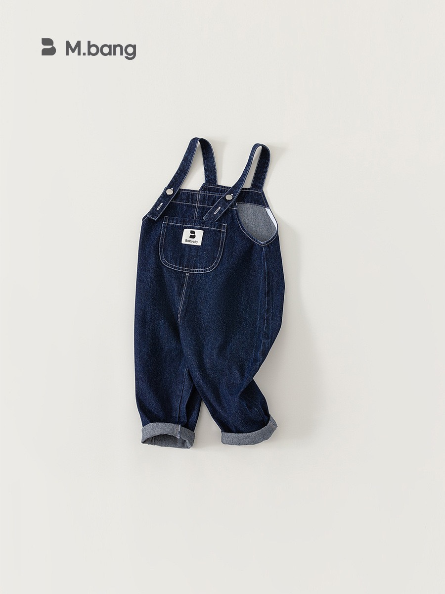 LB - Jean yếm denim túi bụng Babycity (80-140)
