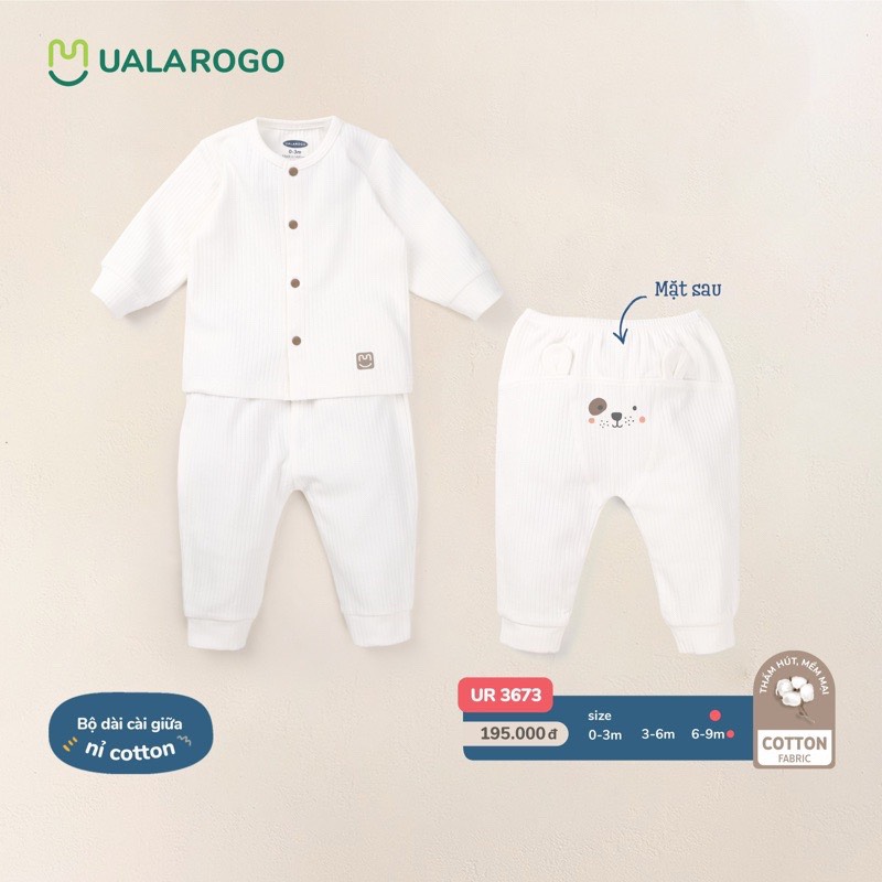 UALA ROGO Bộ dài cài giữa